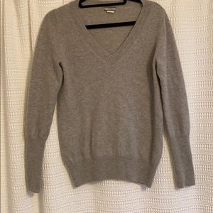 Size medium J Crew light gray cashmere sweater